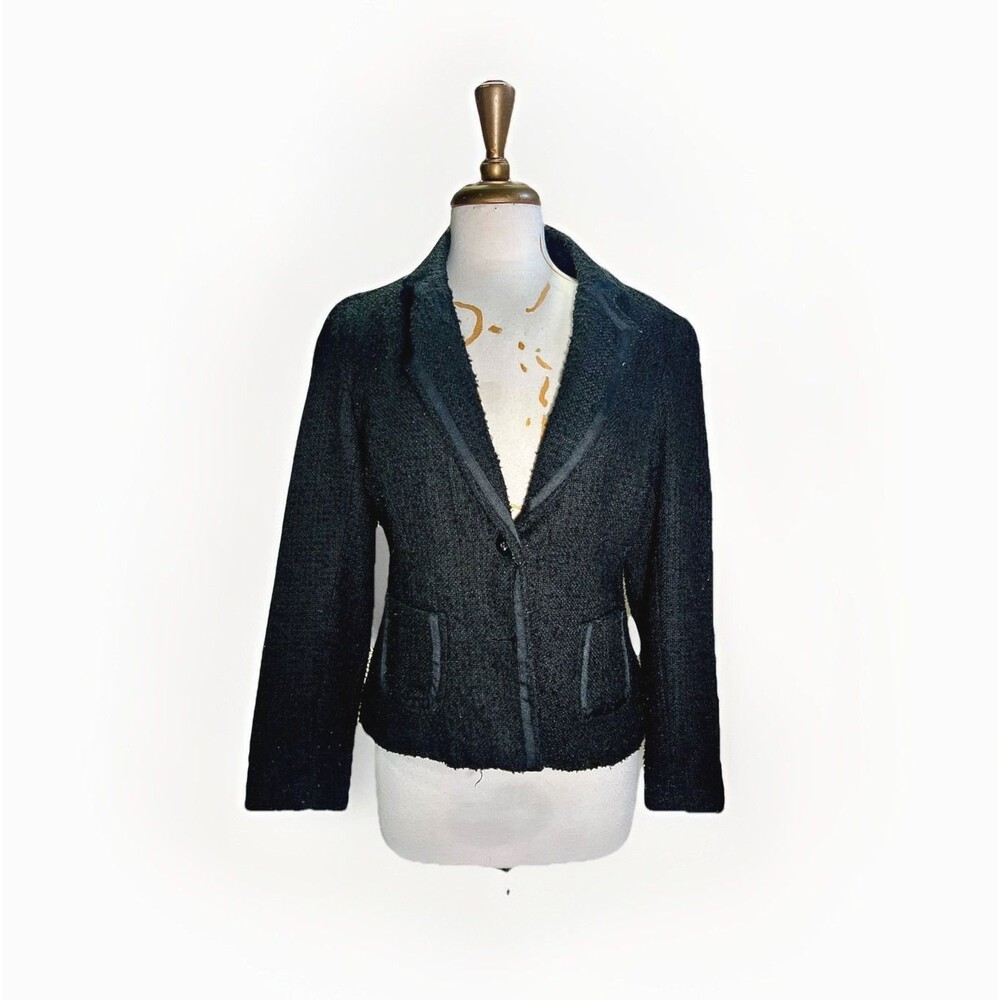 First Option Blazer Size 12 Vintage 80's Women's Dark Academia Preppy Jacket